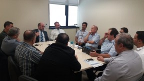 Coordenadores do SINDALEMG participam de reunião na GSO